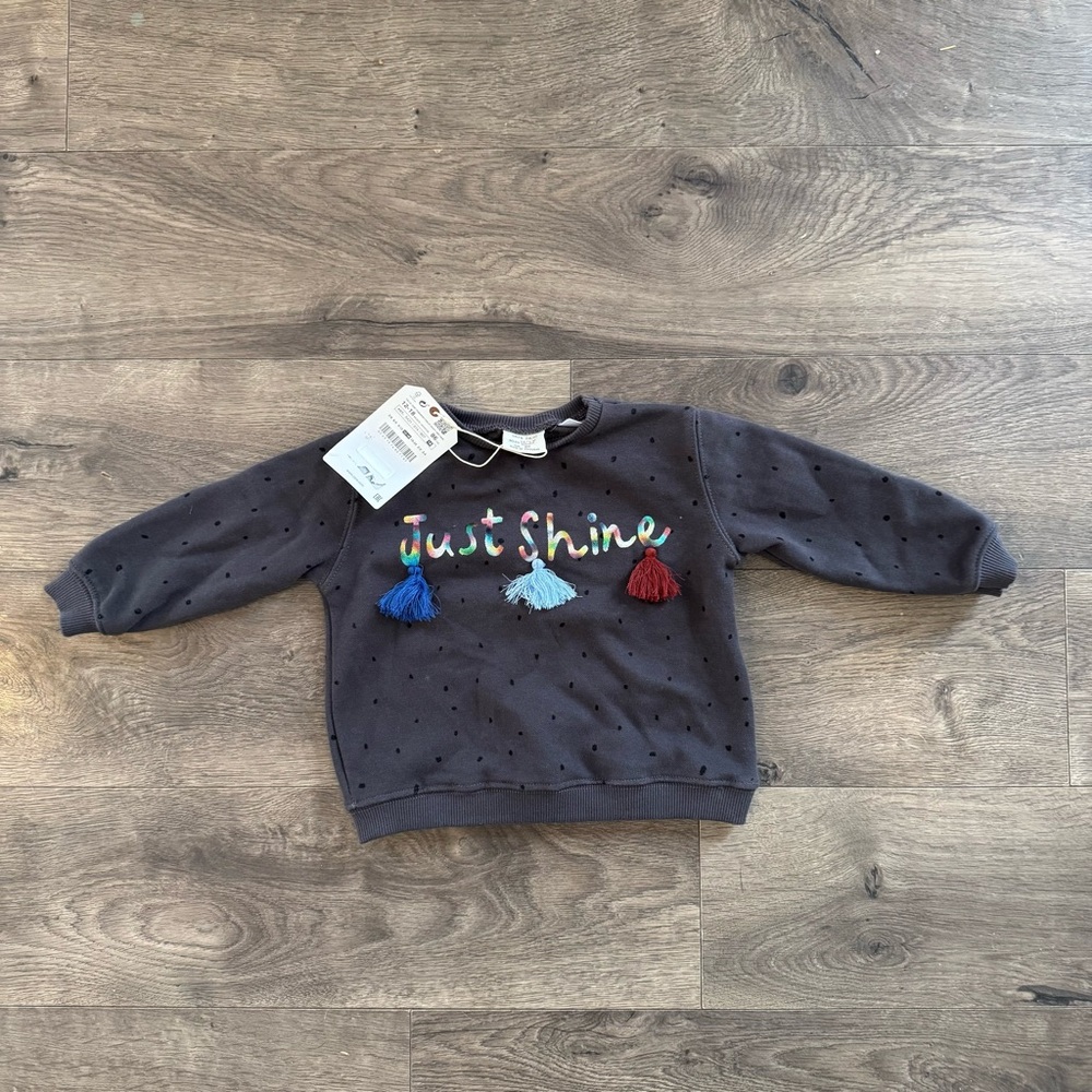 Zara Just Shine Kids Sweatshirt - Gray